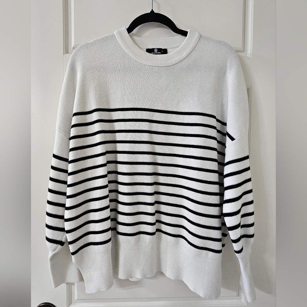 Oversized Crew Neck Women's Sweater Size S - Picture 3 of 3